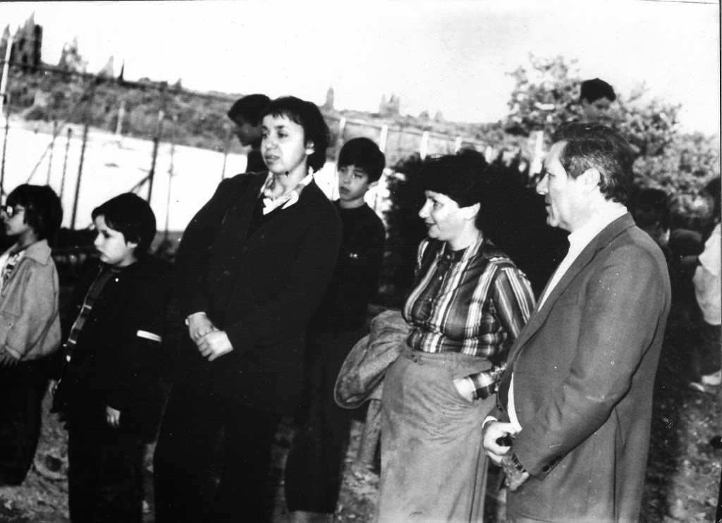 Ева и&nbsp;Геула Бутман на&nbsp;церемонии посадки деревьев в&nbsp;честь узников Сиона. 1979&nbsp;г.