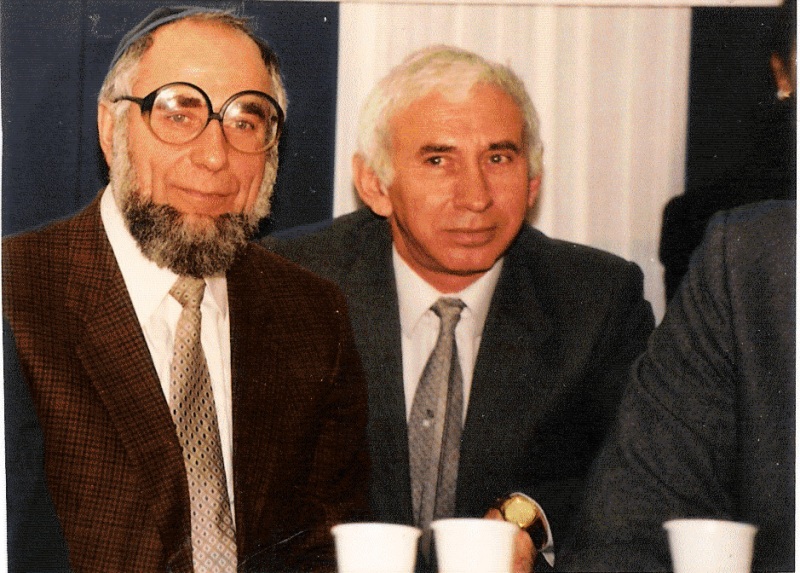 Йосеф Бегун и&nbsp;Вениамин Файн. Израиль, 1988&nbsp;г.