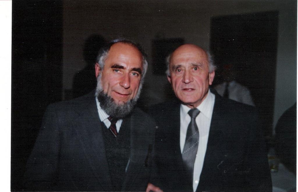 Йосеф Бегун и&nbsp;Ле Овсищер. Израиль, 198? г.